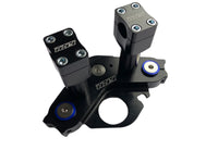 Yamaha PW50 works triple clamps with 1"-3" adjustable risers