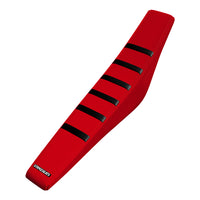 Strike seats Honda CRF110F 13-18 BLACK/RED/RED Gripper Ribbed Seat Cover