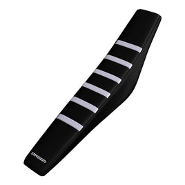 Strike seats Honda CRF110F 13-18 WHITE/BLACK/BLACK Gripper Ribbed Seat Cover